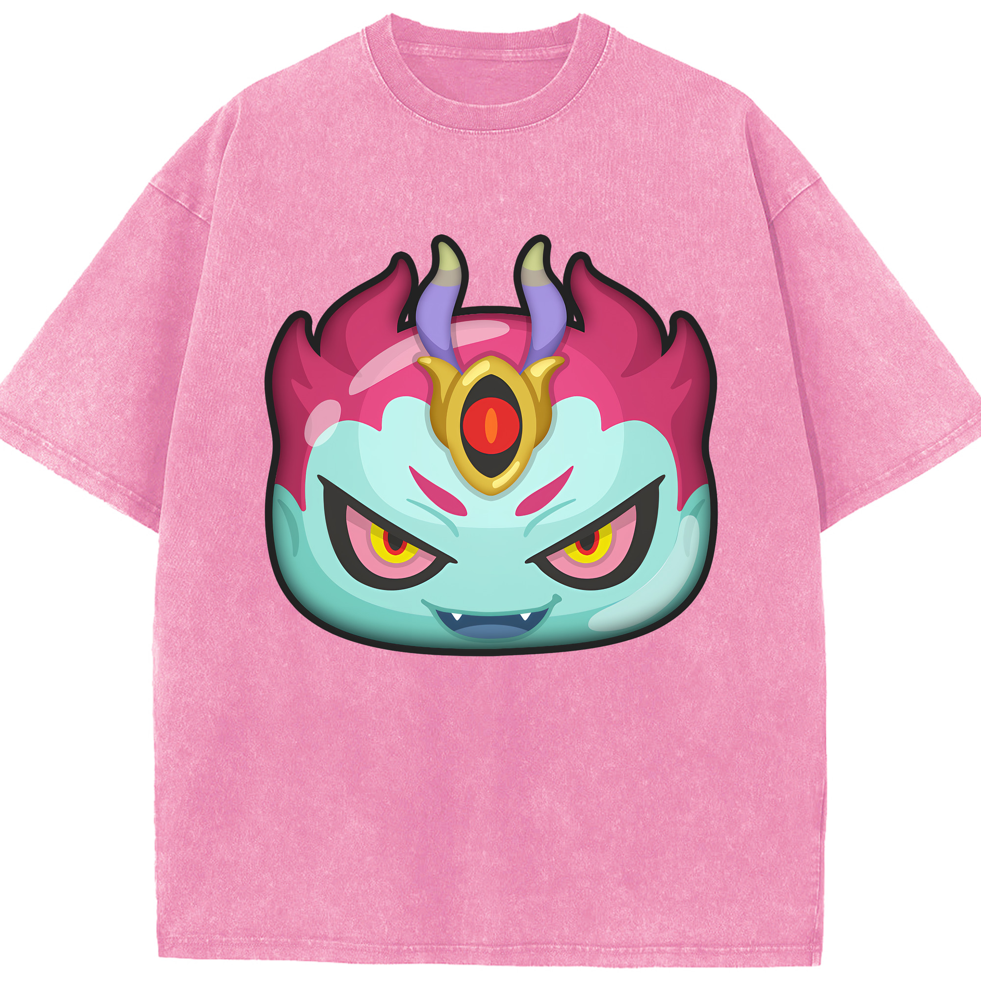 （画像用） 妖怪ウォッチ Yo-kai Watch 綿100% ヴィンテージ風 半袖Tシャツ（フロントプリント）